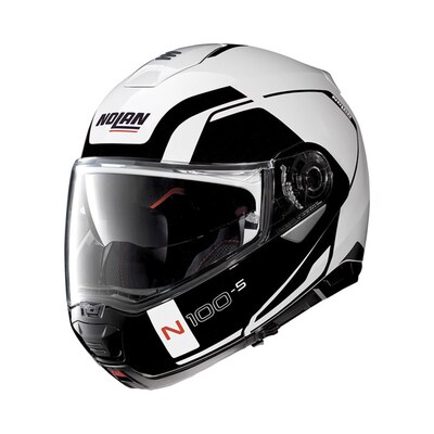 Nolan N100-5 Consistency Helmet - White/Black