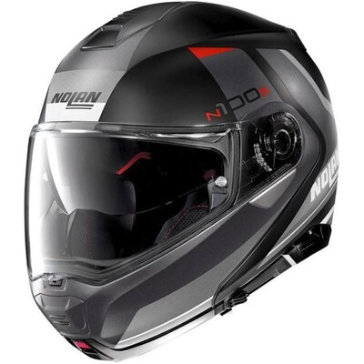 Nolan N100-5 Hilltop Helmet - Matte Black/Grey