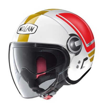 Nolan N-21 Visor Flybridge Helmet - Red/White/Green