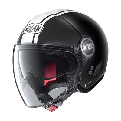 Nolan N-21 Visor Dolce Vita Helmet - Matte Black/White
