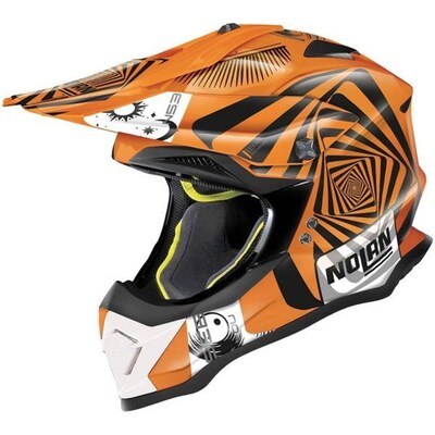 Nolan N-53 Riddler Helmet - Orange/Black