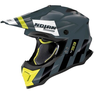 Nolan N-53 Sparkler Helmet - Grey/Black/Yellow