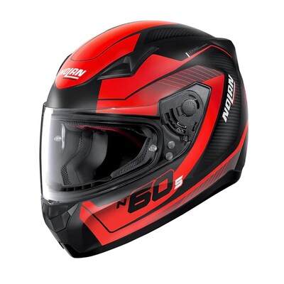 Nolan N60-5 Veles Helmet - Matte Black/Red