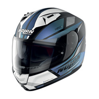 Nolan N60-6 Downshift Helmet - Flat Black/Blue/White