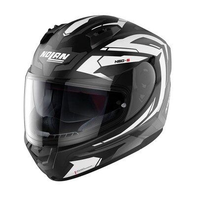 Nolan N60-6 Anchor Helmet - Matte Black/White/Grey