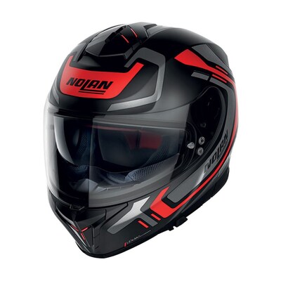 Nolan N80-8 Ally Helmet - Black/Red/Grey
