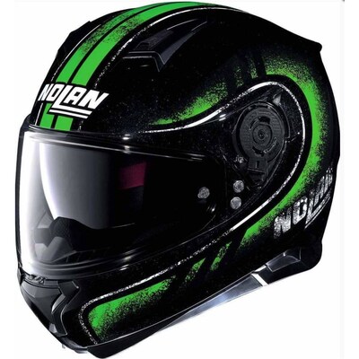 Nolan N-87 Fulgor Helmet - Black/Green