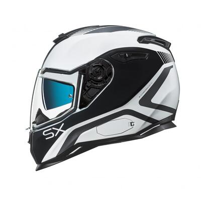 NEXX-Helmets SX100 Pop Up Helmet - White/Black
