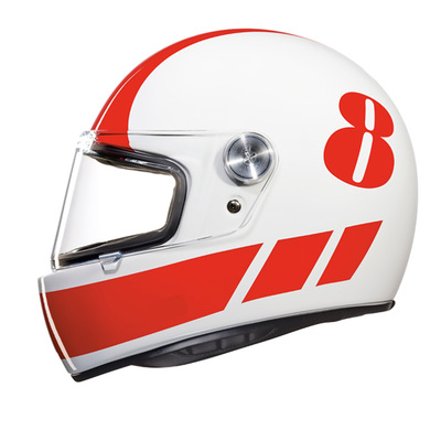 NEXX-Helmets XG100R Billy B Helmet - Red/White