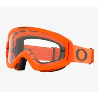 Oakley XS O Frame 2.0 Pro Moto Orange Clear Goggles