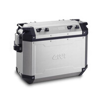 Givi Trekker Outback Case - Silver 37L (Single Case - Rh Side)