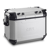 Givi Trekker Outback Case - Silver 48L (Single Case - Lh Side)