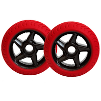 Ogio Rig 9800 Pro Replacement Wheel Set - Red