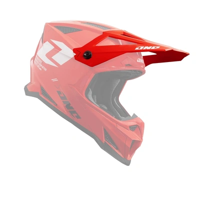 One Industries X297 Replacement MX Peak - ELC/Red