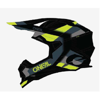 Oneal 2023 2 Series Spyde Black Grey Neon Yellow Helmet