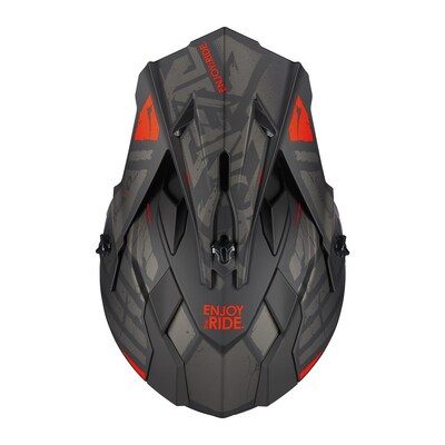 ONEAL 24 2SRS S/P-HELM PEAK GLITCH V.23 BLK/GRY YOUTH