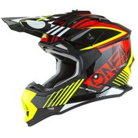 Oneal Youth 2 SRS Rush V.2 Helmet - Red/Neon Yellow
