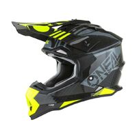 Oneal 2022 Youth 2 Series Rush V.22 Grey Neon Yellow Helmets - Unisex - Small - Youth - Grey/Yellow