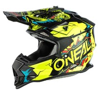 Oneal 2023 Youth 2 Series Villain Neon Yellow Helmet