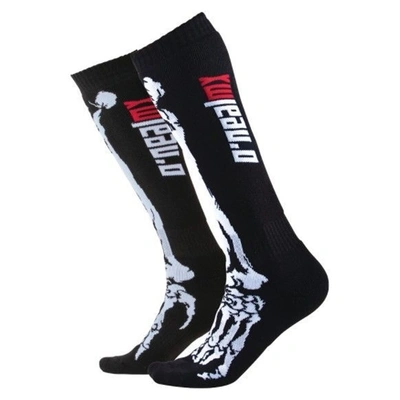 Oneal Youth Pro MX X-Ray Sock - Black/White