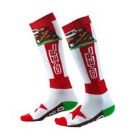 Oneal Pro MX California White Red Socks