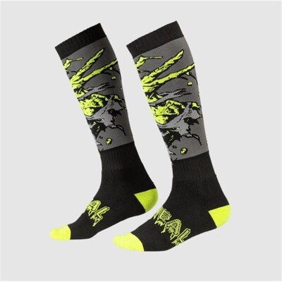 Oneal Pro MX Zombie Socks - Black/Green