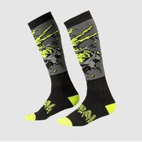 Oneal Pro MX Zombie Socks - Black/Green