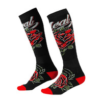 Oneal Pro MX Roses Black Red Socks