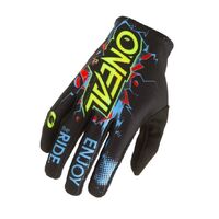 Oneal 2023 Matrix Villain Black Gloves - Unisex - Small - Adult - Black