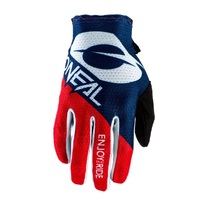 Oneal Matrix Stacked Gloves - Blue/Red