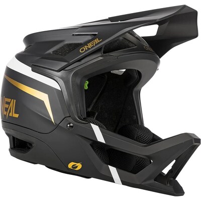 Oneal Transition Flash Bicycle Helmet - Black/White/Gold