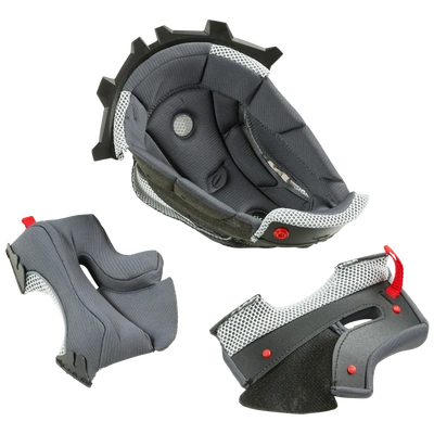Oneal 3SRS Helmet Liner & Cheek Pad Kit - Grey