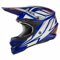 Oneal 2023 3 Series Vertical Blue White Helmet