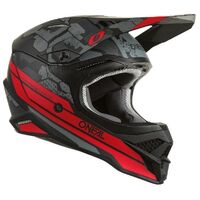 Oneal 3 SRS Camo V.2 Helmet - Black/Red