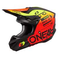 Oneal 24 5SRS Scarz V.24 Helmet - Black/Red/Yellow