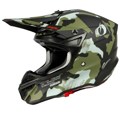 Oneal 2025 5 SRS Helmet - Black/Green