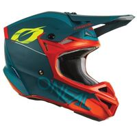 Oneal 5 Series Haze Helmet - Blue/Red