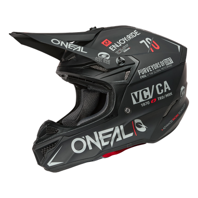 Oneal 2026 5SRS Brand V.26 MX Helmet - Black/Grey