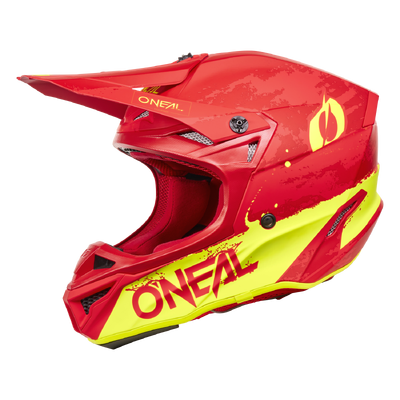 Oneal 2027 5SRS Paint Helmet - Red/Neon Yellow