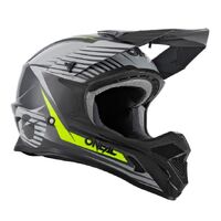 Oneal 1 SRS Stream Helmet - Grey/Neon Yellow
