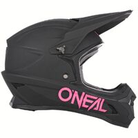 Oneal 2022 Youth 1 Series Solid Black Pink Helmet