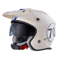 Oneal 24 Volt Herbie V.24 Helmet - White/Red/Blue