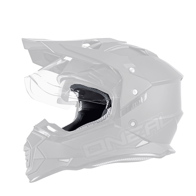 Oneal Sierra II Replacement Helmet Lining Kit - Grey/Red - 2XL