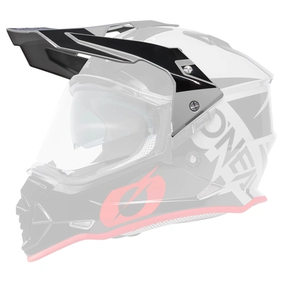 Oneal 2027 Sierra R Helmet Peak - Black/Grey/Red