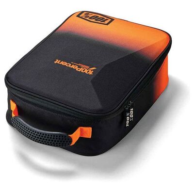 100% Crush Goggle Case - Black/Orange