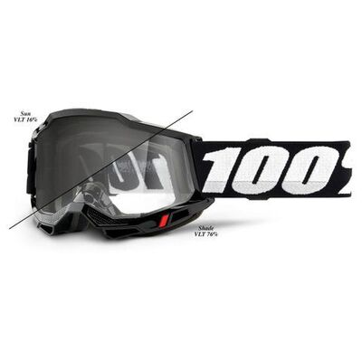 100% Accuri2 Woods Goggle - Black - Photochromic Lens