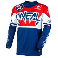 Oneal 2022 Youth Element Warhawk Blue Red Jersey