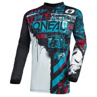 Oneal 2022 Youth Element Ride Black Blue Jersey