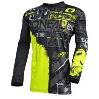 Oneal 2022 Youth Element Ride Black Neon Yellow Jersey