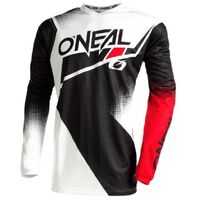 Oneal 2022 Element Racewear V.22 Black White Red Jersey